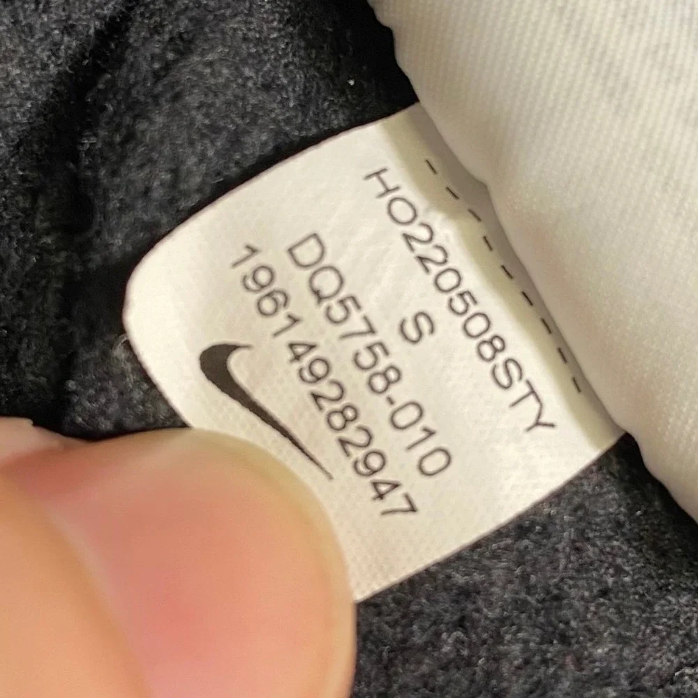 Nike Phoenix‎ Fleece Oversized Full Zip Hoodie Black DQ5758-010 Womens Small